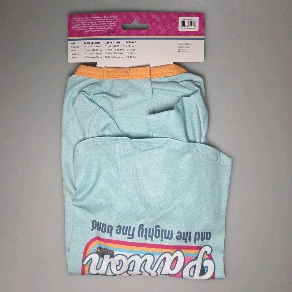 Blue Dolly &‎ The Mighty Fine Band Shirt for Pets Large